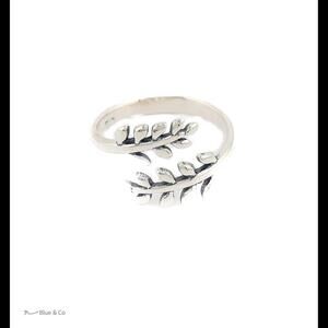 Twin Branches Adjustable Ring